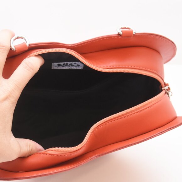 Em & Sprout Jack-O-Lantern Heart Convertible Crossbody Bag Backpack Orange NWOT - Picture 11 of 16